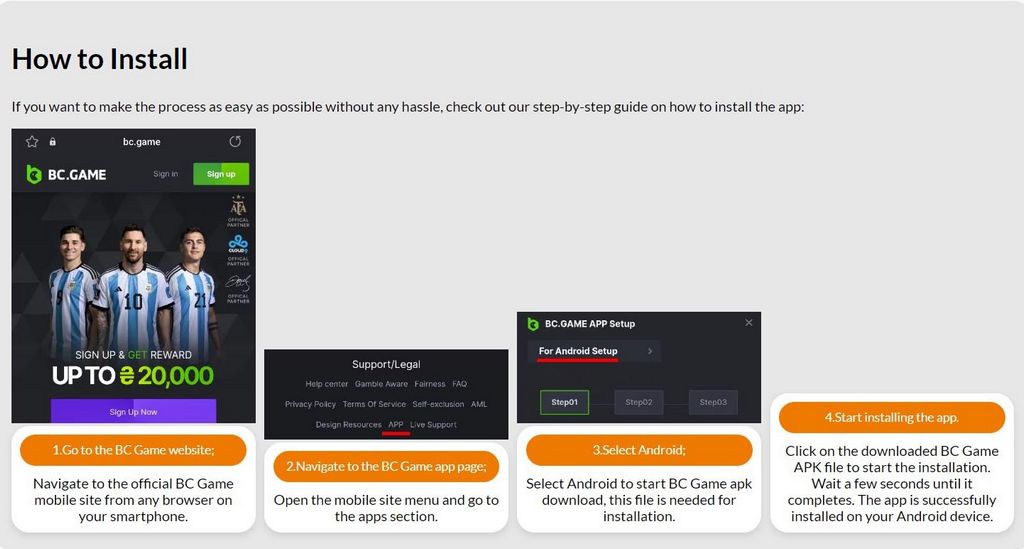 Does BC Game offer cash-out choices?